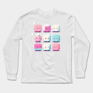 Adorable Marshmallow Family Long Sleeve T-Shirt